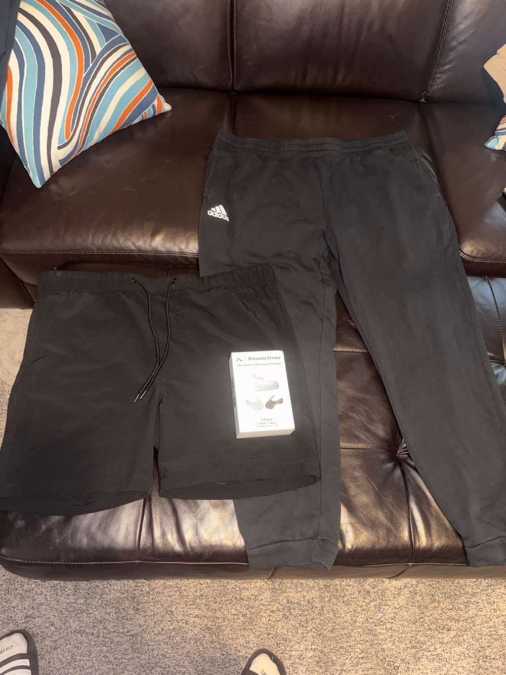Adidas Mens Black Athletic Sweatpants